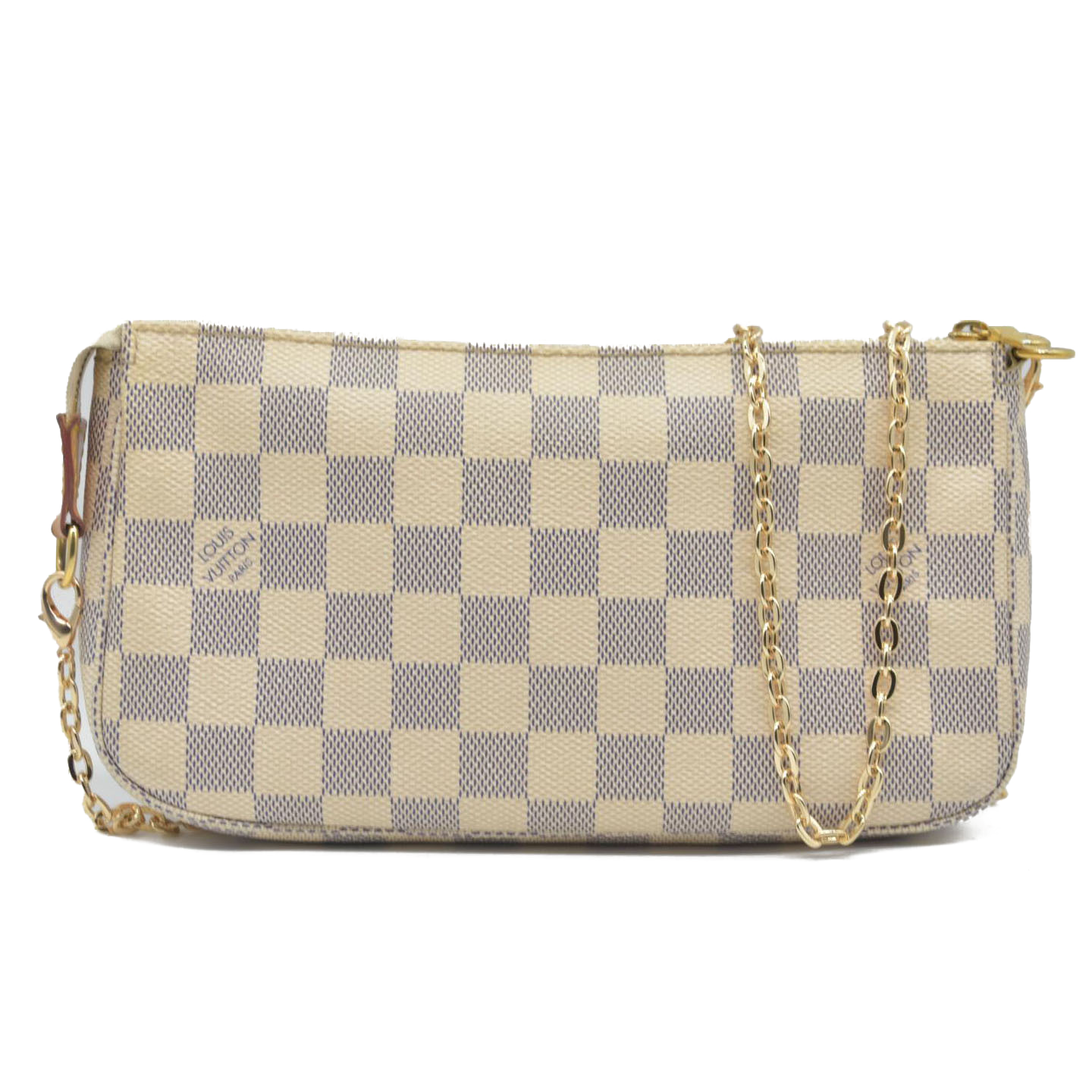 $1650 Louis Vuitton  Damier Azur Pochette Accessories NM MB5230 2020