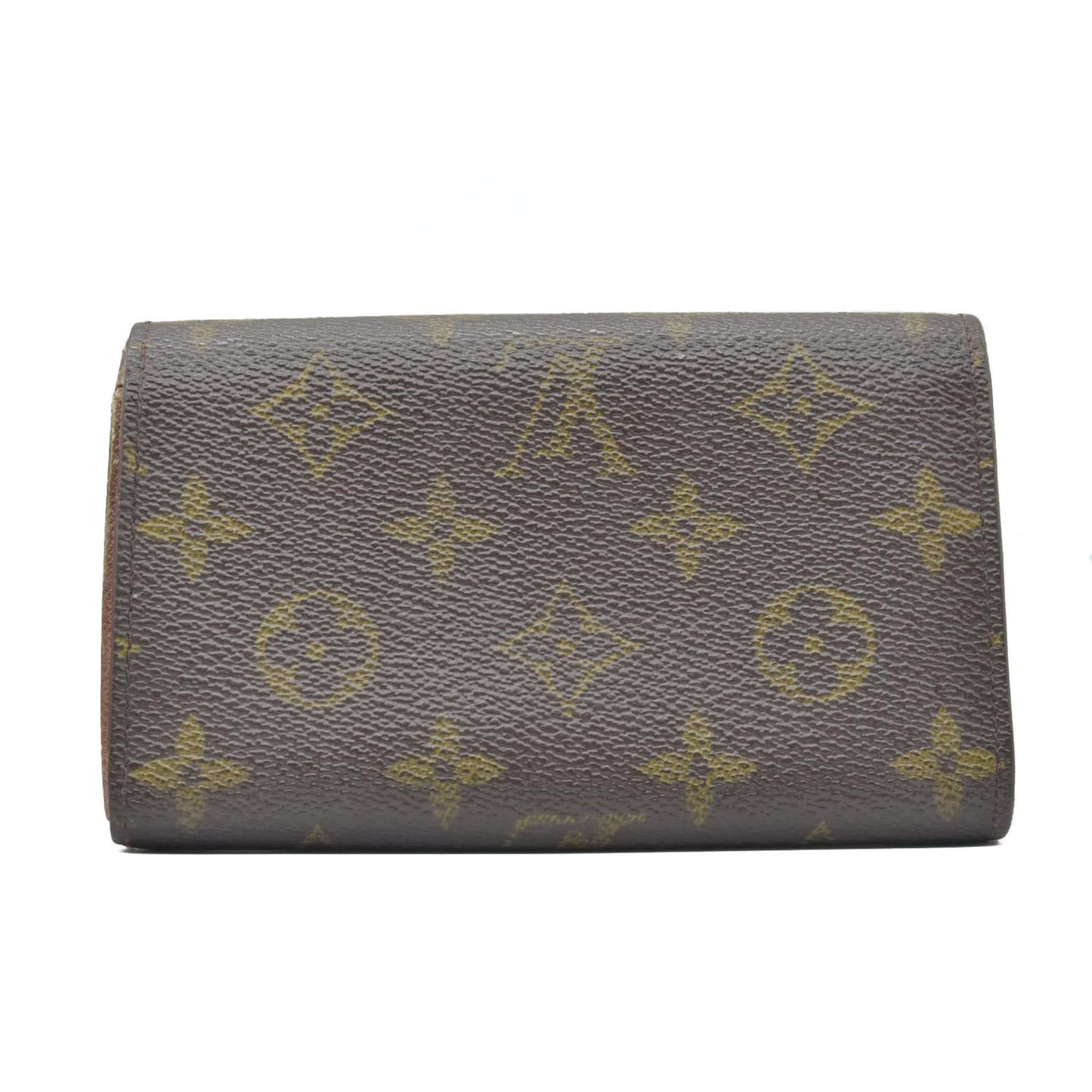 $560 1999 Louis Vuitton Monogram Porte Monnaie Billets Tresor Bifold Wallet RA0919