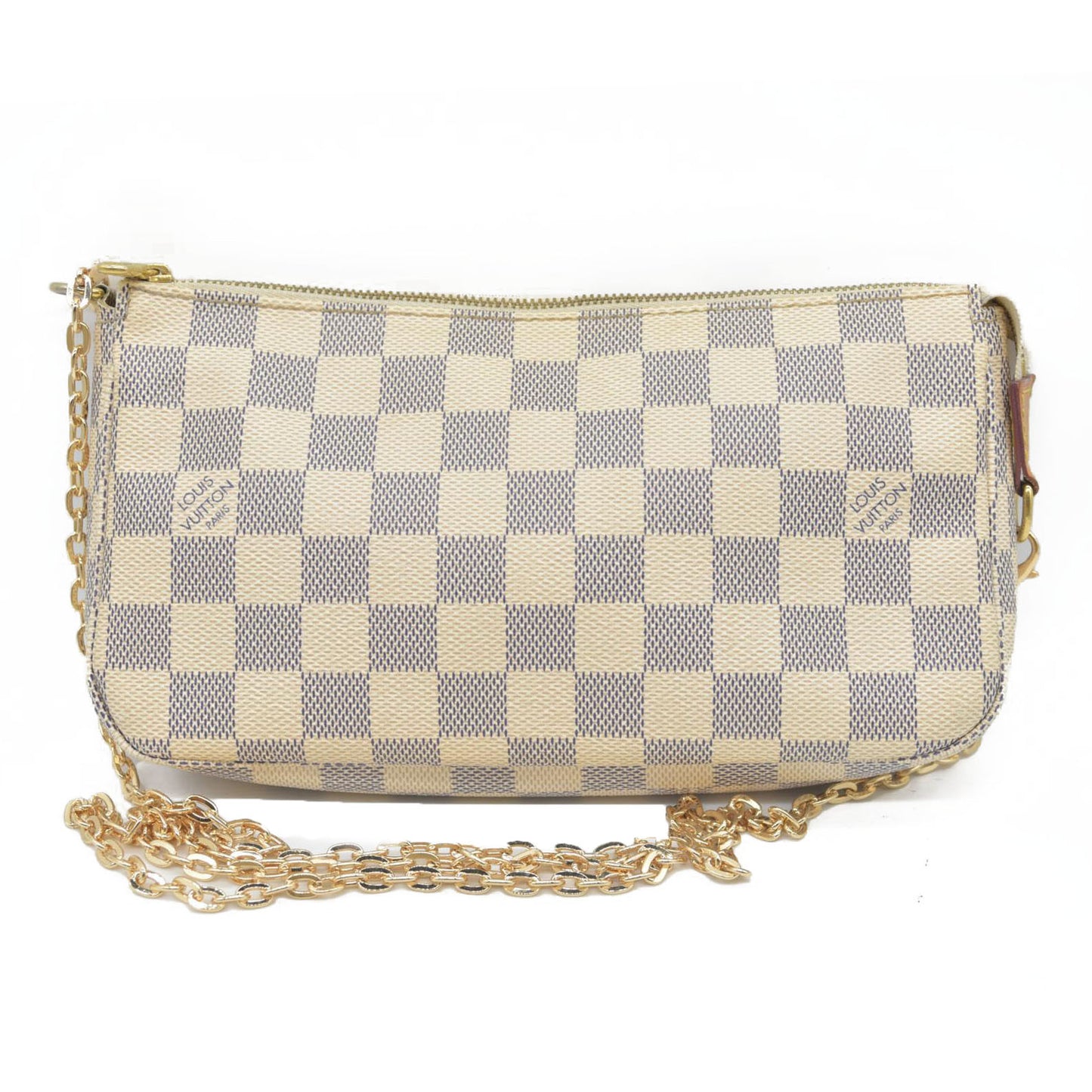 $1650 Louis Vuitton  Damier Azur Pochette Accessories NM MB5230 2020