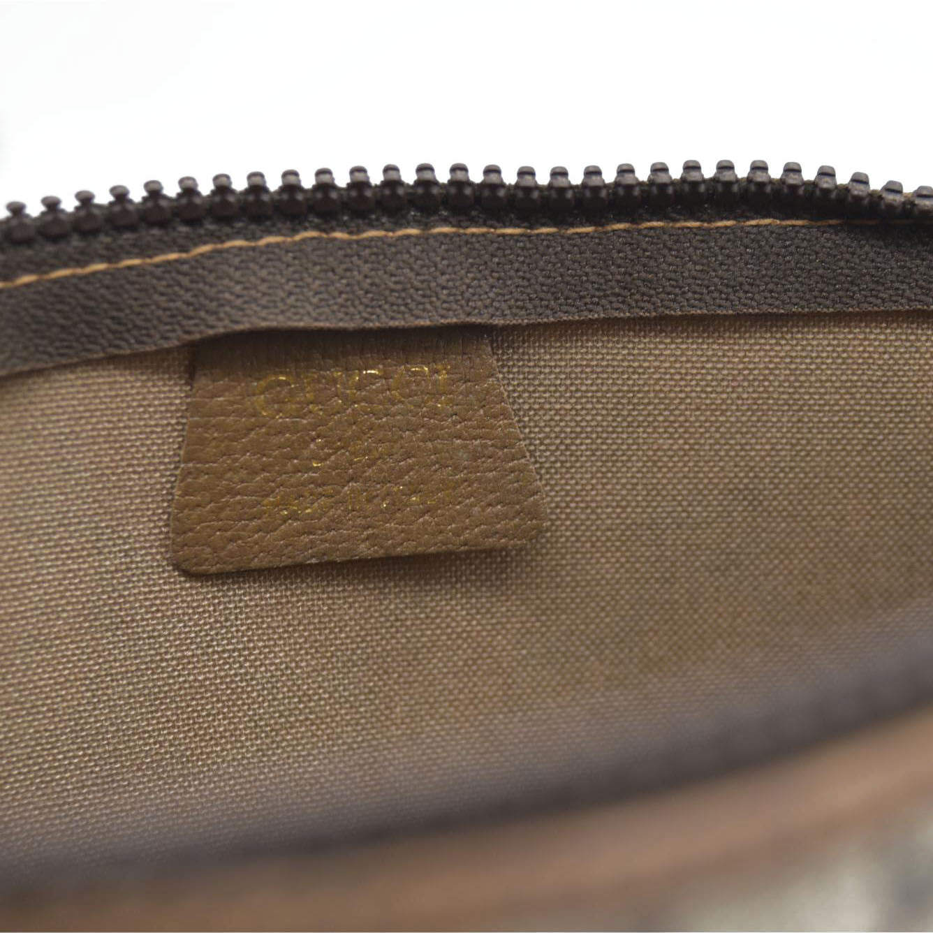 Gucci GG  Gucci Plus PVC Leather Pouch Clutch Bag