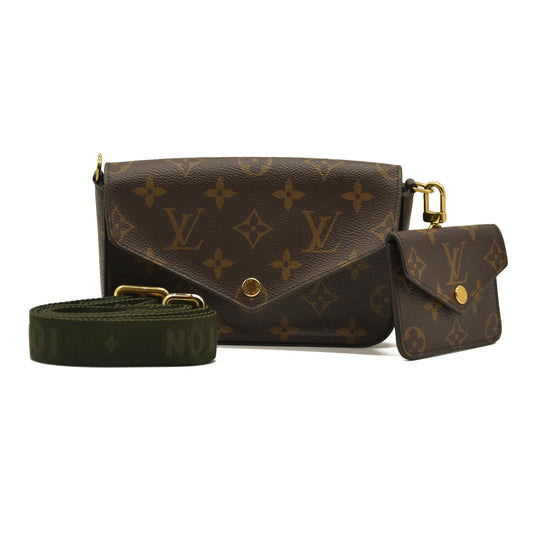 Louis Vuitton  Monogram Felicie Strap & Go Kaki