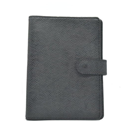 $505 2008 Louis Vuitton Taiga Agenda PM Leather Notebook Cover Ardoise CA0028