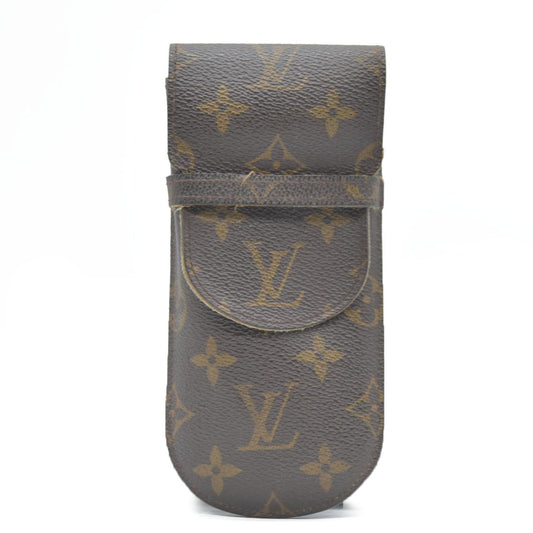 LOUIS VUITTON Monogram Etui Lunette Rabat Glasses Case SN0011