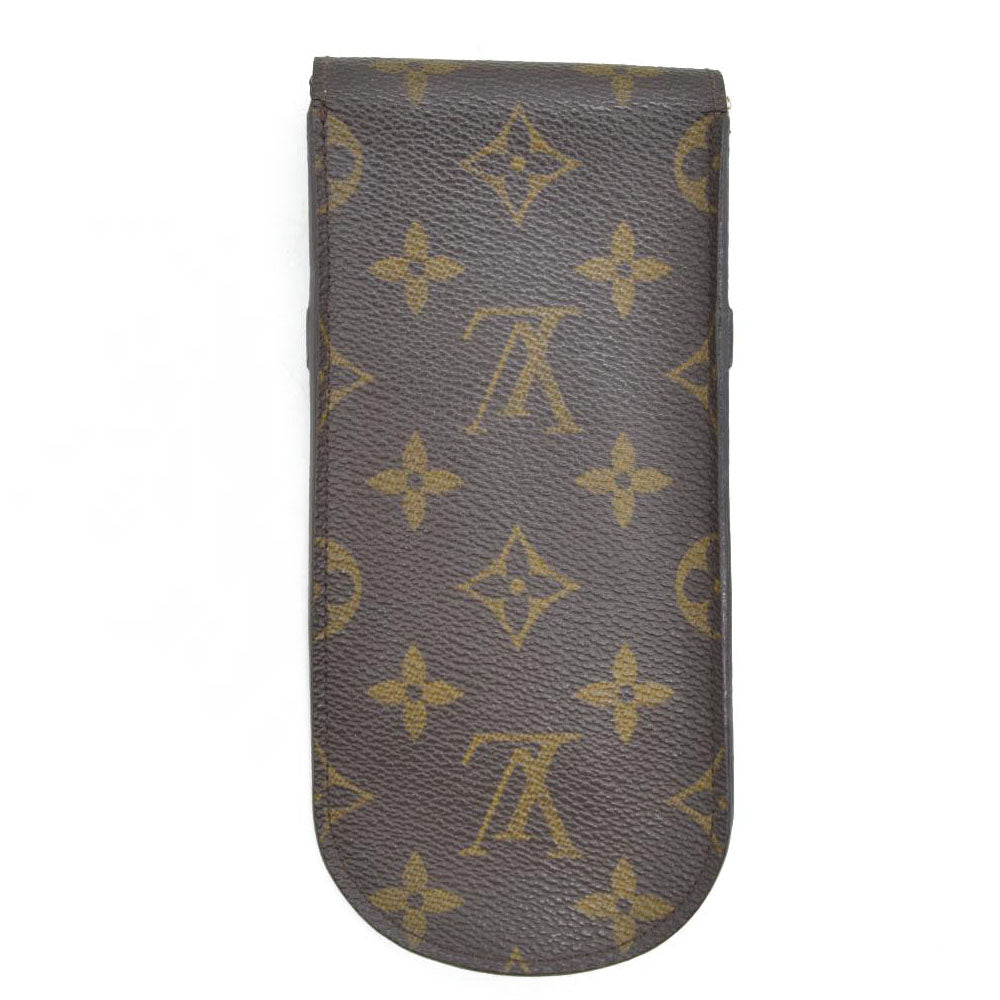 LOUIS VUITTON Monogram Etui Lunette Rabat Glasses Case SN0011