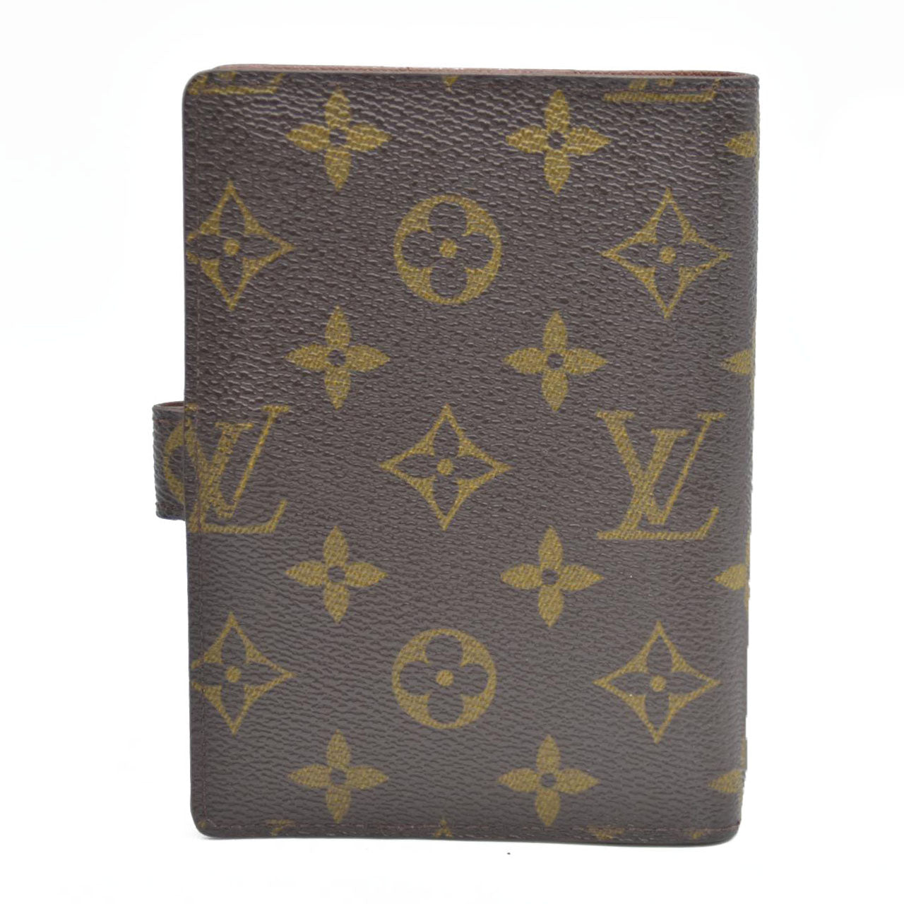AUCTION $495 Louis Vuitton Monogram Agenda PM Notebook Cover Brown SP1909