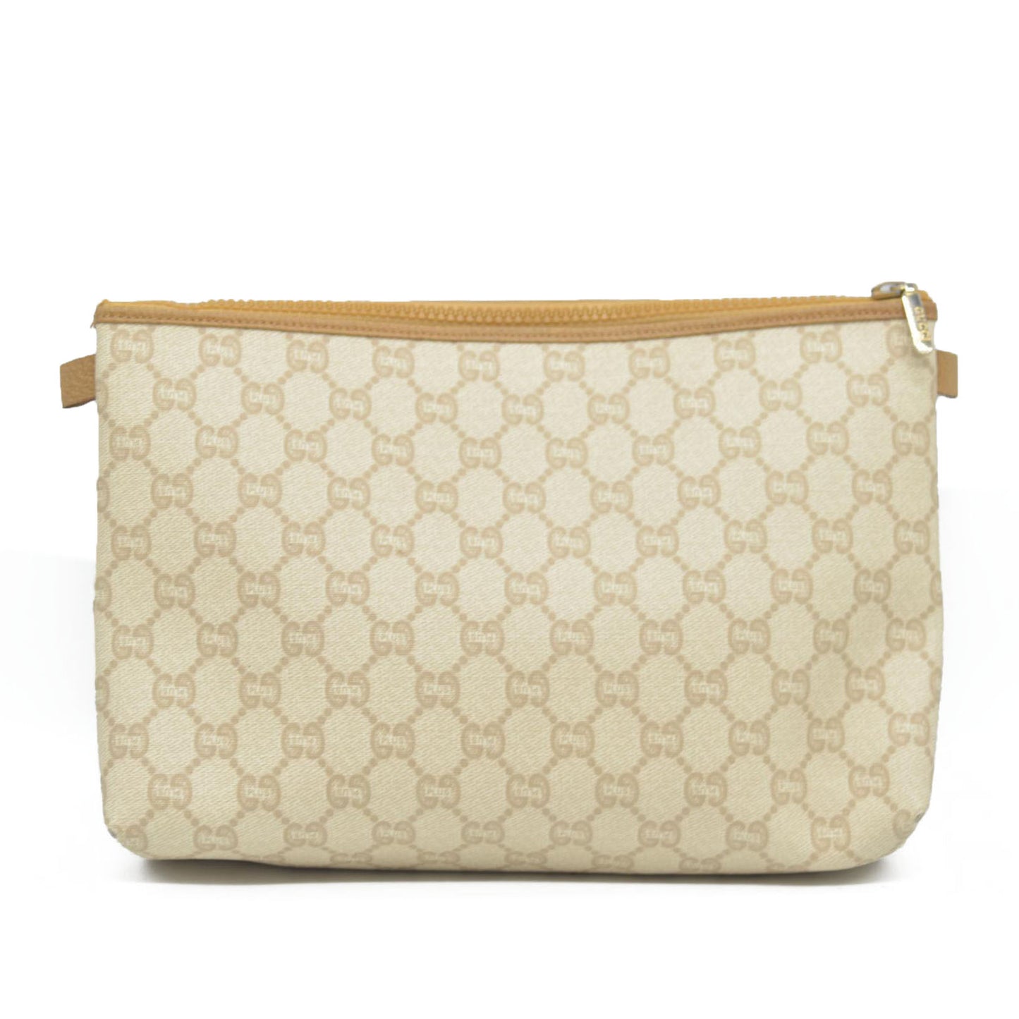 Gucci GG Gucci Plus PVC Leather Pouch Clutch Bag