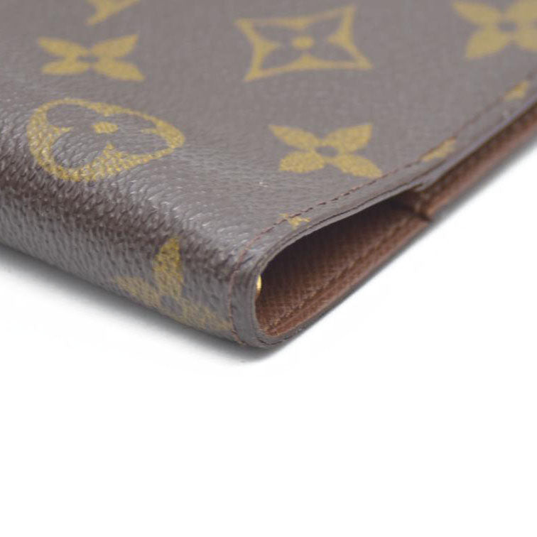 AUCTION $495 Louis Vuitton Monogram Agenda PM Notebook Cover Brown SP1909
