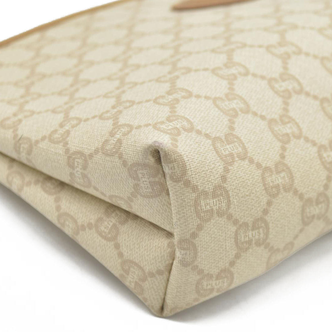 Gucci GG Gucci Plus PVC Leather Pouch Clutch Bag