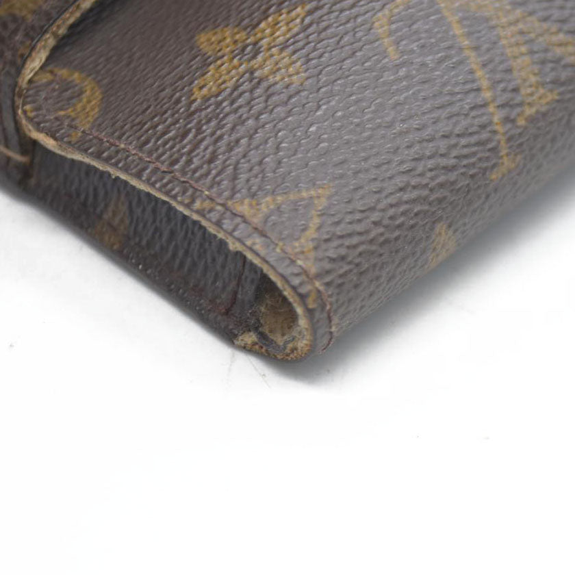 LOUIS VUITTON Monogram Etui Lunette Rabat Glasses Case SN0011