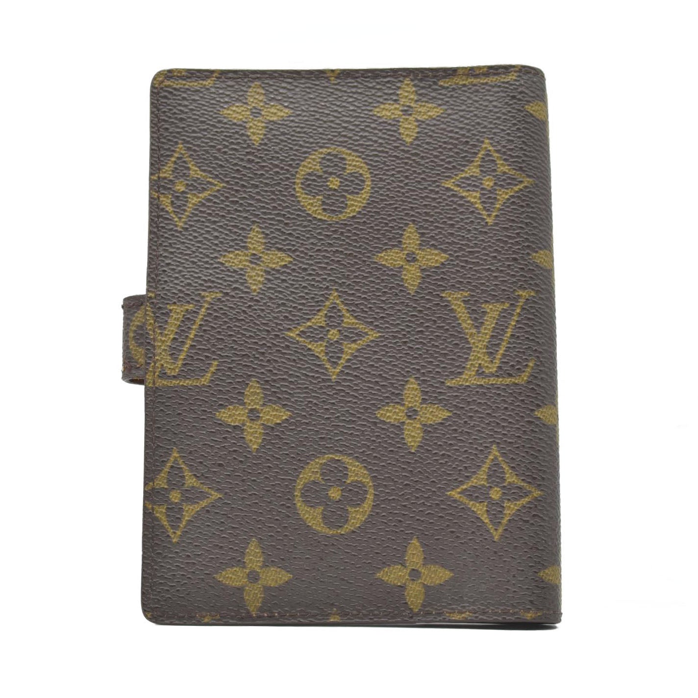 $505 1999 Louis Vuitton Monogram Agenda PM Notebook Cover Brown SP0989