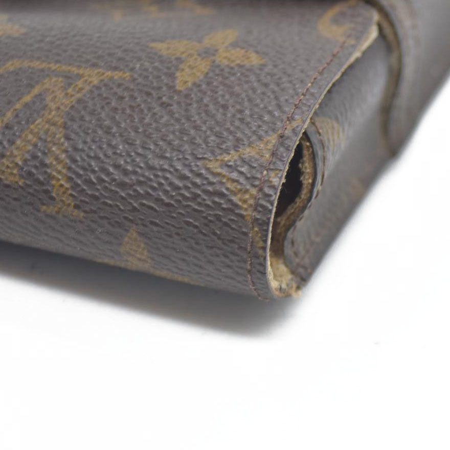 LOUIS VUITTON Monogram Etui Lunette Rabat Glasses Case SN0011