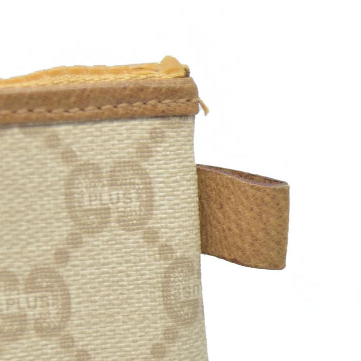 Gucci GG Gucci Plus PVC Leather Pouch Clutch Bag