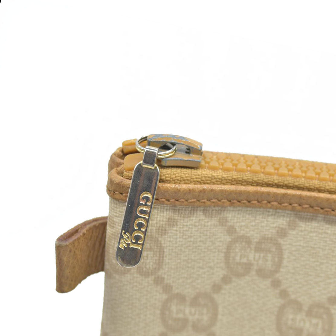 Gucci GG Gucci Plus PVC Leather Pouch Clutch Bag