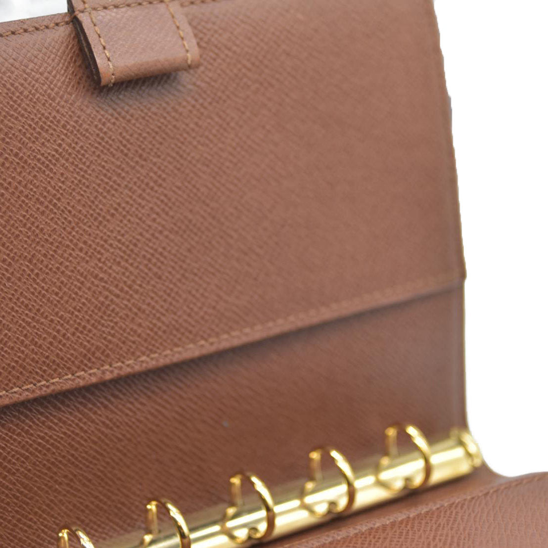 AUCTION $495 Louis Vuitton Monogram Agenda PM Notebook Cover Brown SP1909