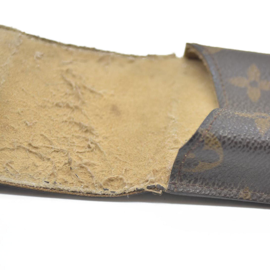 LOUIS VUITTON Monogram Etui Lunette Rabat Glasses Case SN0011