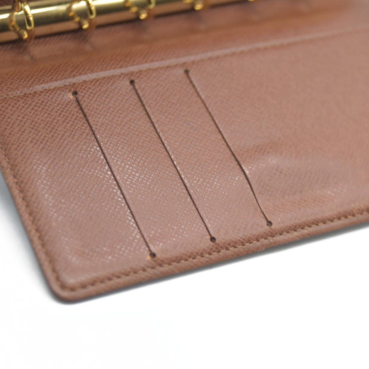 AUCTION $495 Louis Vuitton Monogram Agenda PM Notebook Cover Brown SP1909