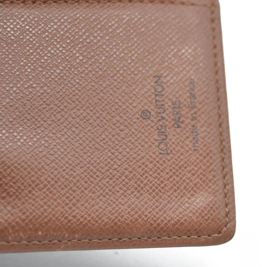 AUCTION $495 Louis Vuitton Monogram Agenda PM Notebook Cover Brown SP1909