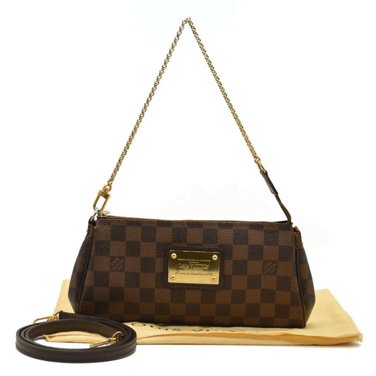 Louis Vuitton  Damier Ebene Eva Clutch