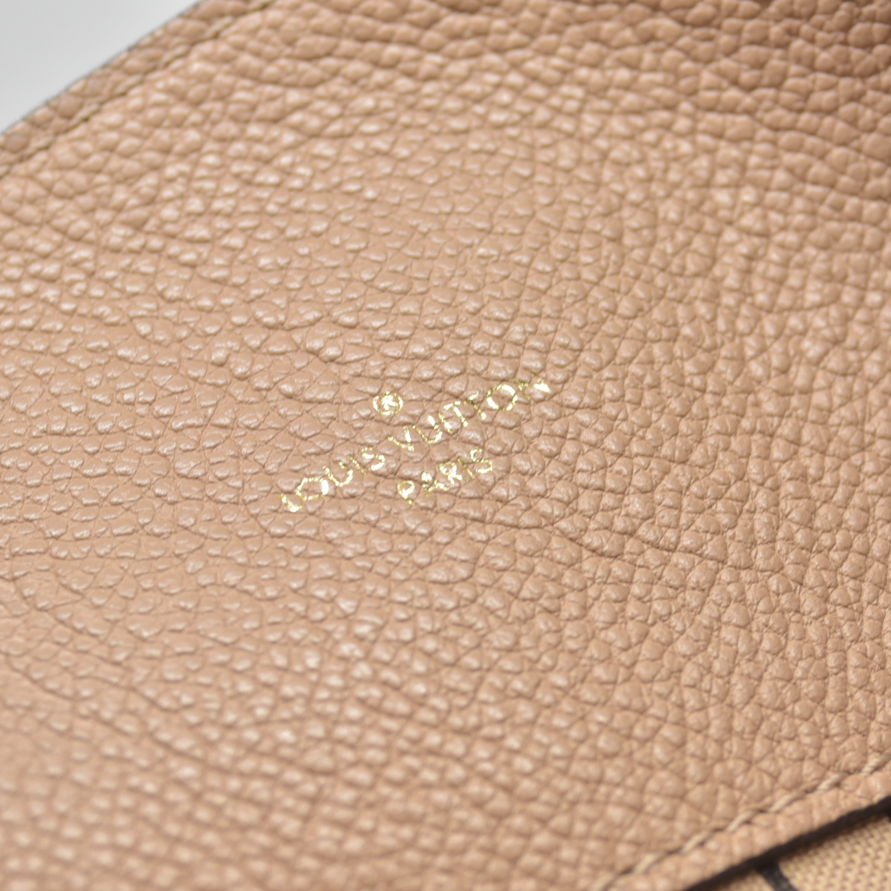 2018 $2930 Louis Vuitton Empreinte Melie Beige Leather Monogram Shoulder Bag SD0198
