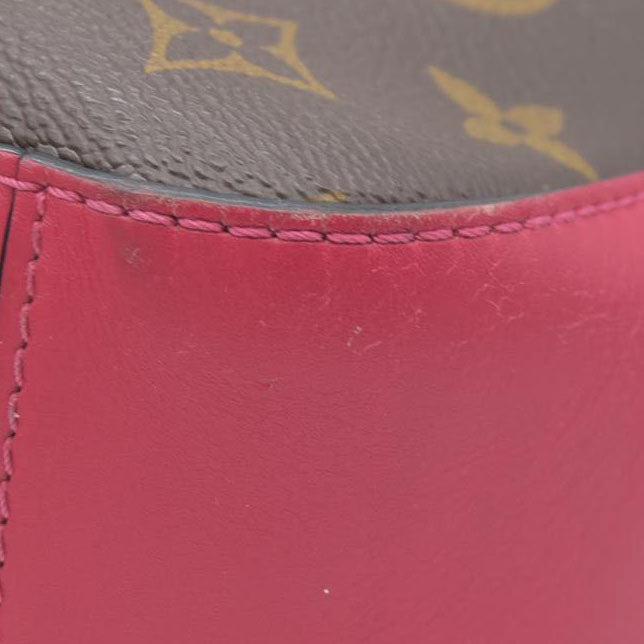 $1710 Louis Vuitton Saintonge Freesia Pink Monogram Canvas Cross Body Bag DU2108 2018