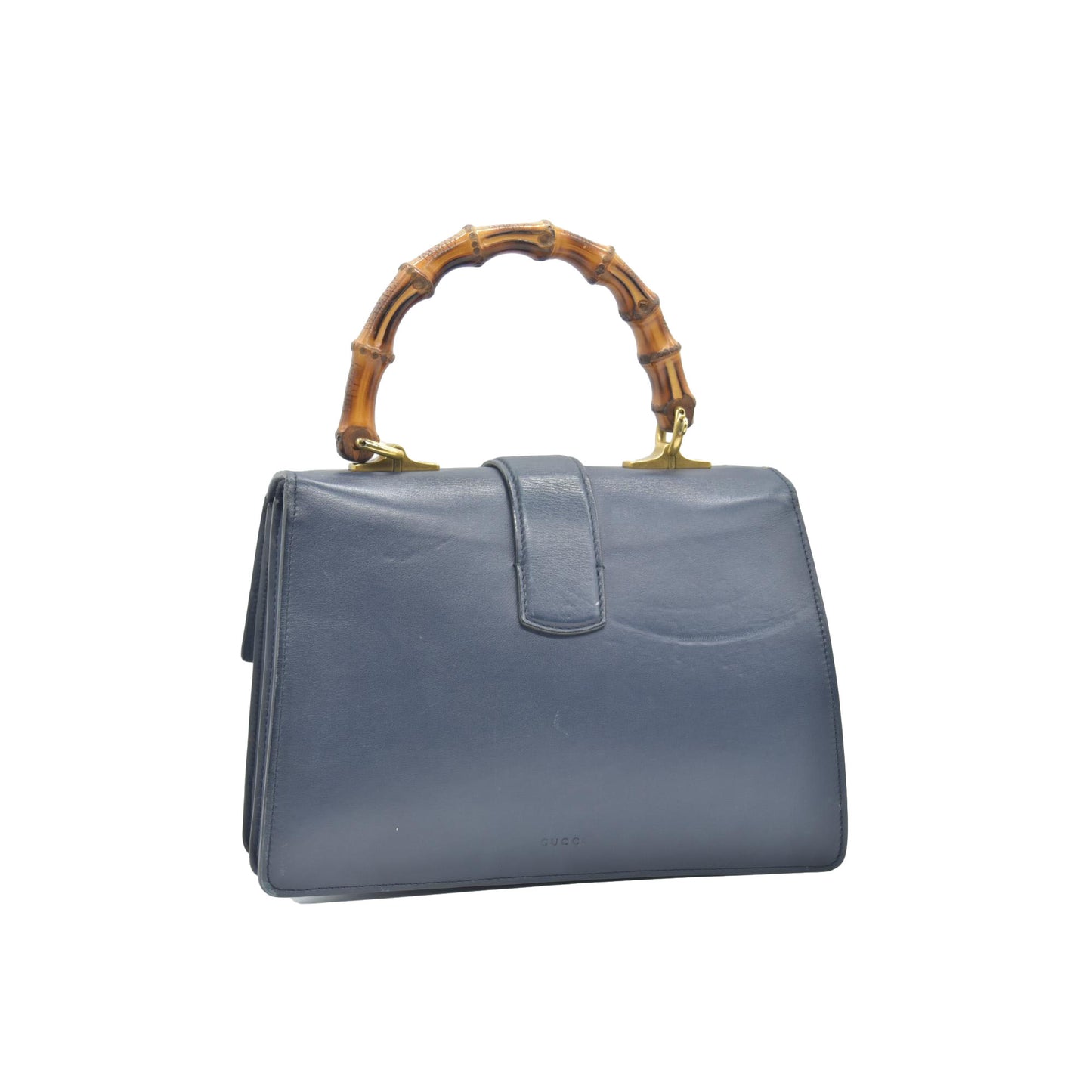 $3500 CONSIGNMENT GUCCI Moon Calfskin Web Medium Dionysus Bamboo Top Handle Bag Blue Emerald Hibiscus Red