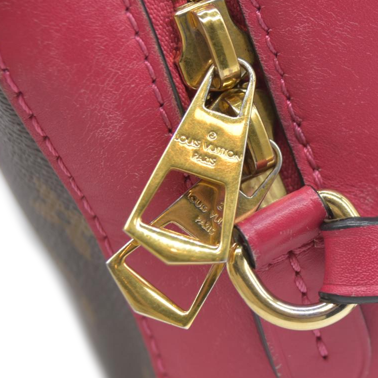 $1710 Louis Vuitton Saintonge Freesia Pink Monogram Canvas Cross Body Bag DU2108 2018