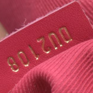 $1710 Louis Vuitton Saintonge Freesia Pink Monogram Canvas Cross Body Bag DU2108 2018