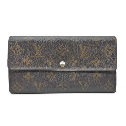 Louis Vuitton Monogram Portefeiulle Sarah Long Bifold Wallet CT0046