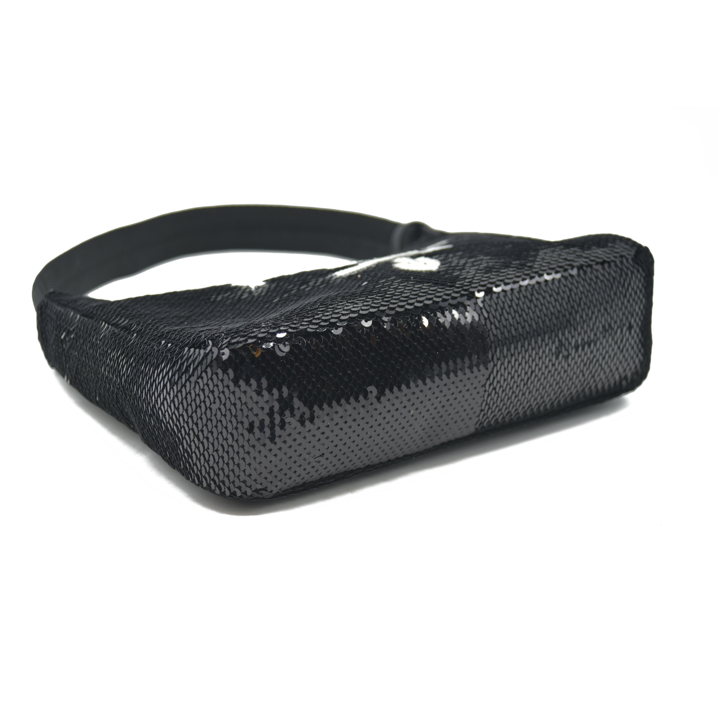 $2300 Prada Re-Edition 2000 Hobo Sequins Mini