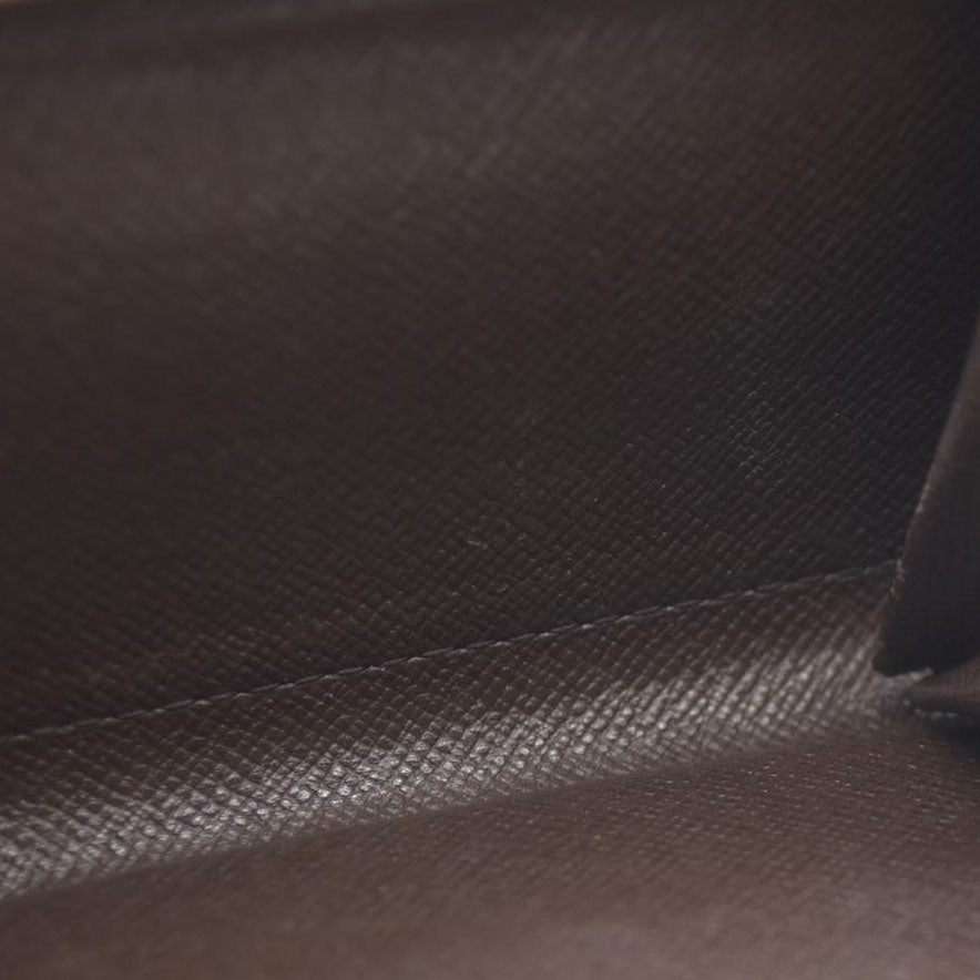 AUCTION $750 Louis Vuitton  Damier Ebene French Purse Wallet TH1004