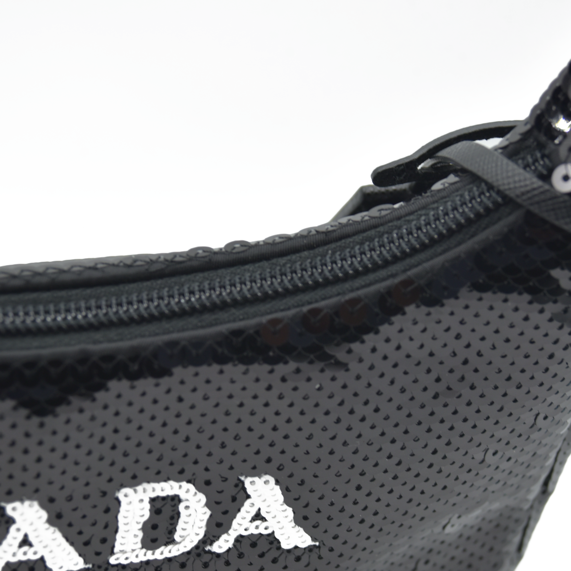 $2300 Prada Re-Edition 2000 Hobo Sequins Mini