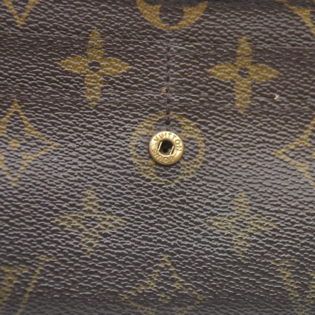 Louis Vuitton Monogram Portefeiulle Sarah Long Bifold Wallet CT0046