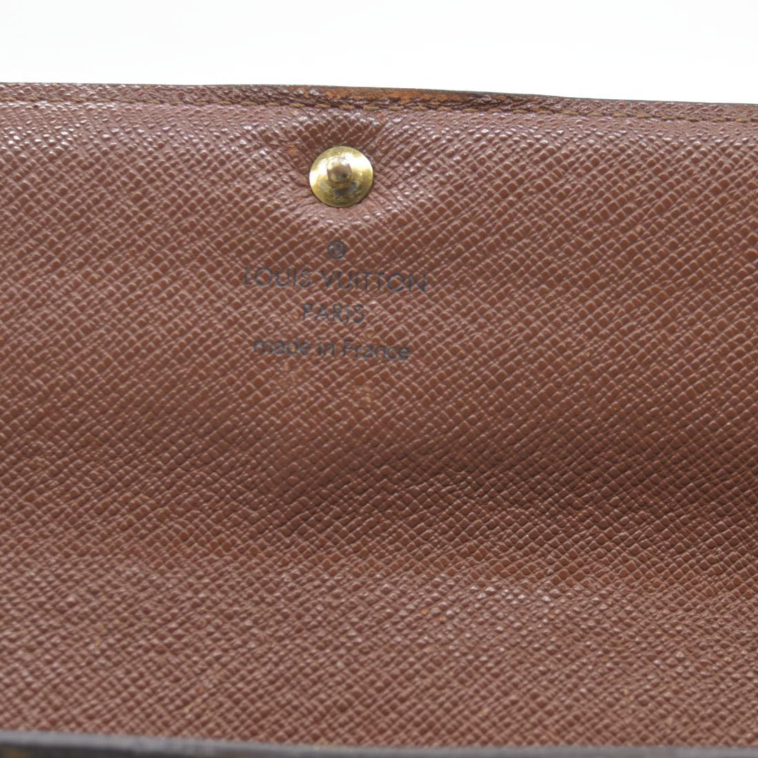Louis Vuitton Monogram Portefeiulle Sarah Long Bifold Wallet CT0046