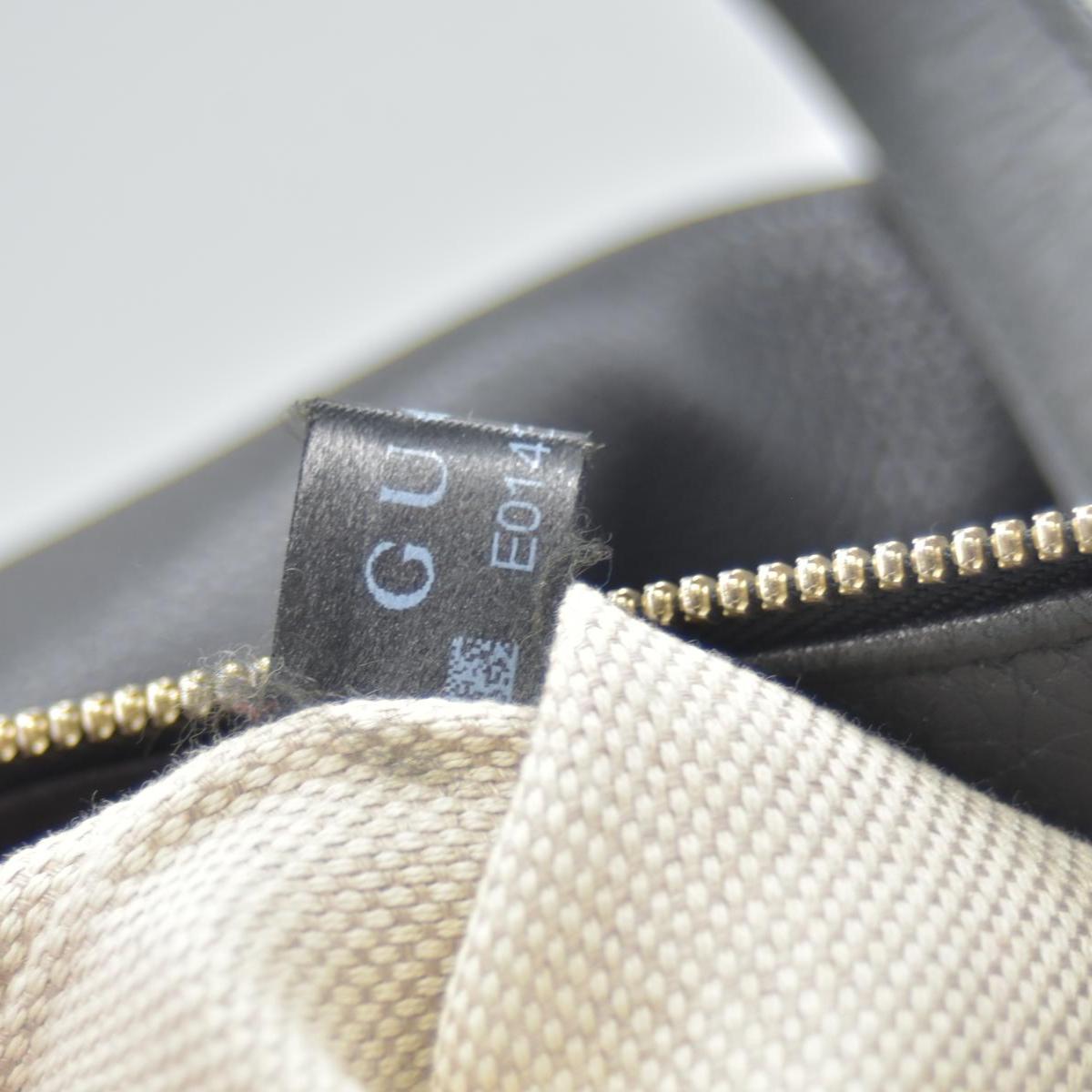 $2150 CONSIGNMENT GUCCI Cellarius Calfskin Small Soho Top Handle Satchel Black