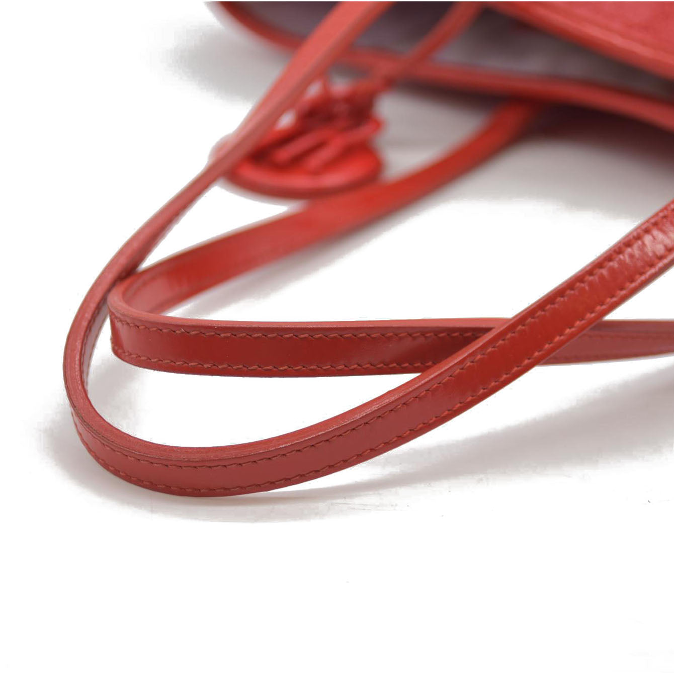 AUCTION $3400 Christian Dior  Coated Canvas Cannage Panarea Shopping Tote Red