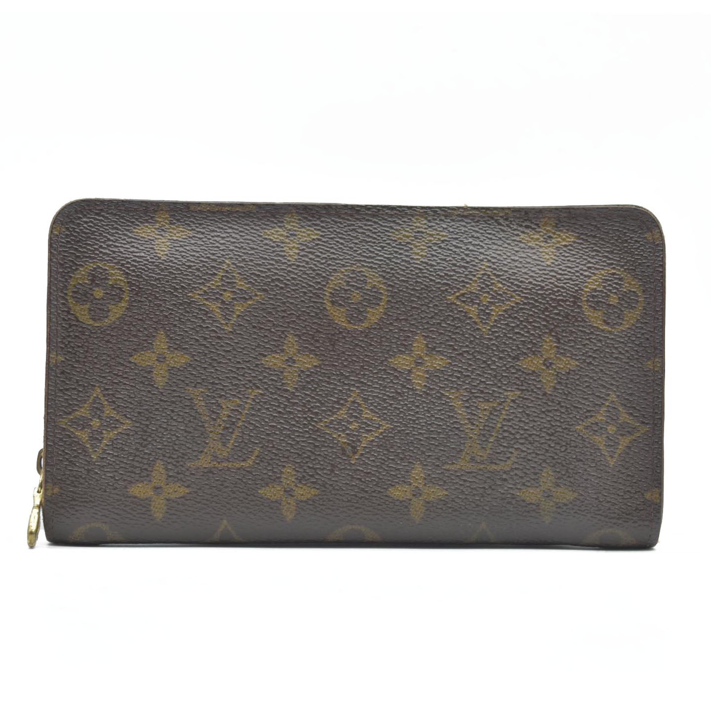 LOUIS VUITTON Monogram  Zippy around zipper Long Wallet CA0958