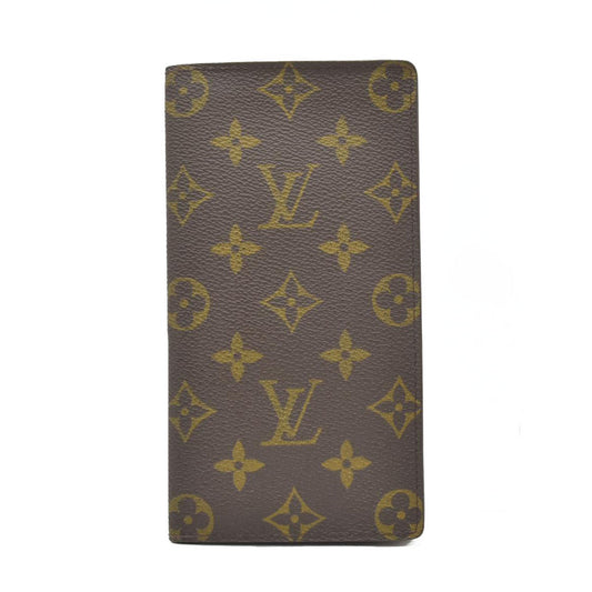$710 1999 Louis Vuitton Monogram Porte Checkbook Holder Long Wallet MI0919