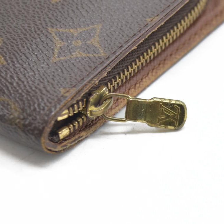 LOUIS VUITTON Monogram  Zippy around zipper Long Wallet CA0958