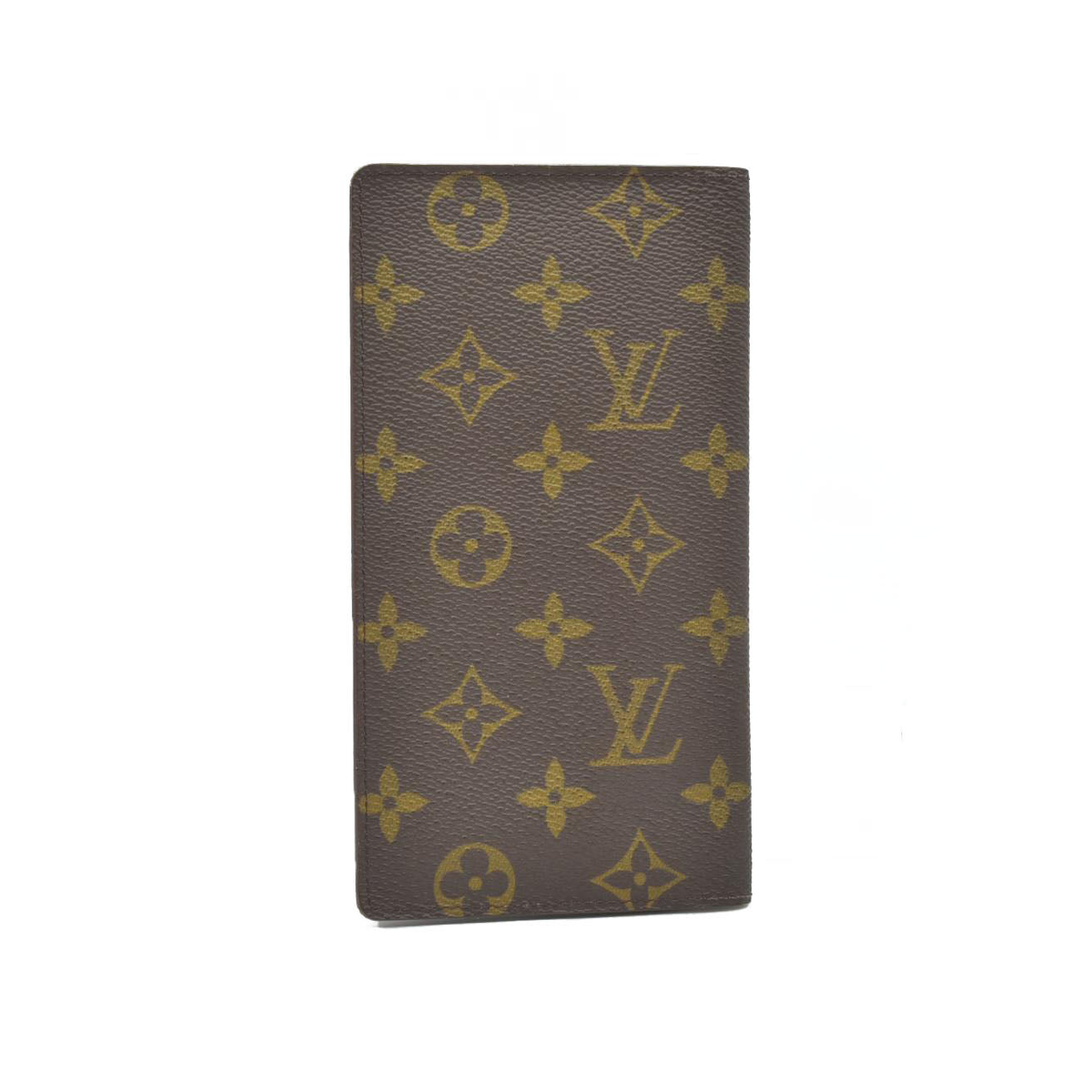 $710 1999 Louis Vuitton Monogram Porte Checkbook Holder Long Wallet MI0919