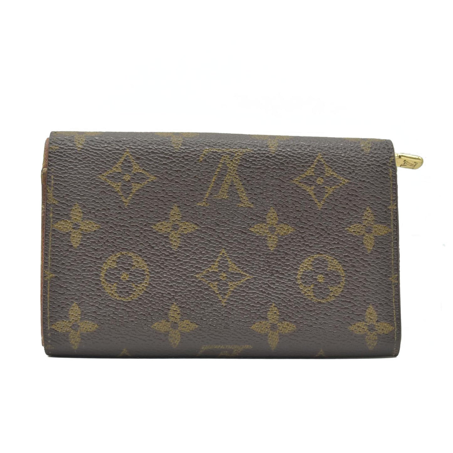 $560 1994 Louis Vuitton Monogram Porte Monnaie Billets Tresor Bifold Wallet RA0934