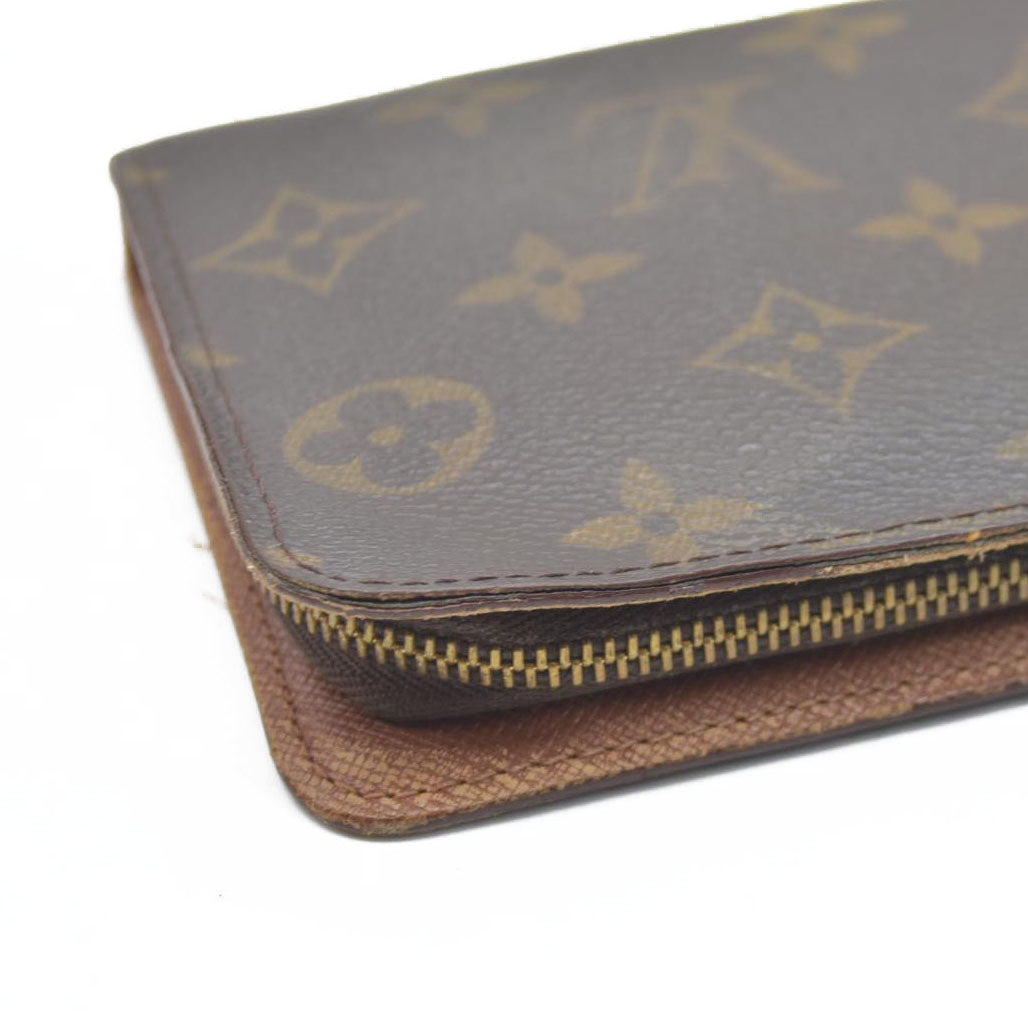 LOUIS VUITTON Monogram  Zippy around zipper Long Wallet CA0958