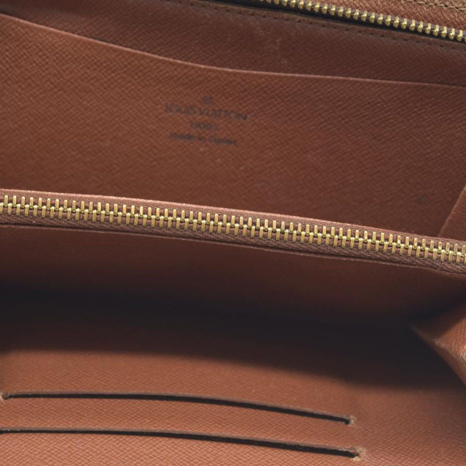 LOUIS VUITTON Monogram  Zippy around zipper Long Wallet CA0958