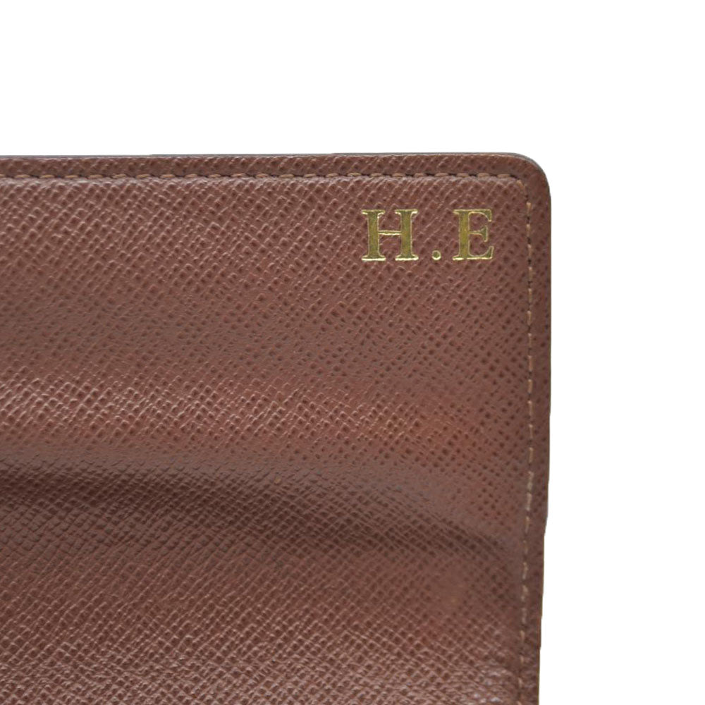 Louis Vuitton Monogram Portefeiulle Sarah Long Bifold Wallet Brown CA1141