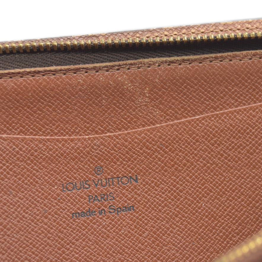 LOUIS VUITTON Monogram  Zippy around zipper Long Wallet CA0958