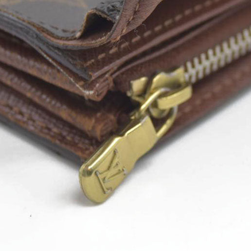 Louis Vuitton Monogram Portefeiulle Sarah Long Bifold Wallet Brown CA1141