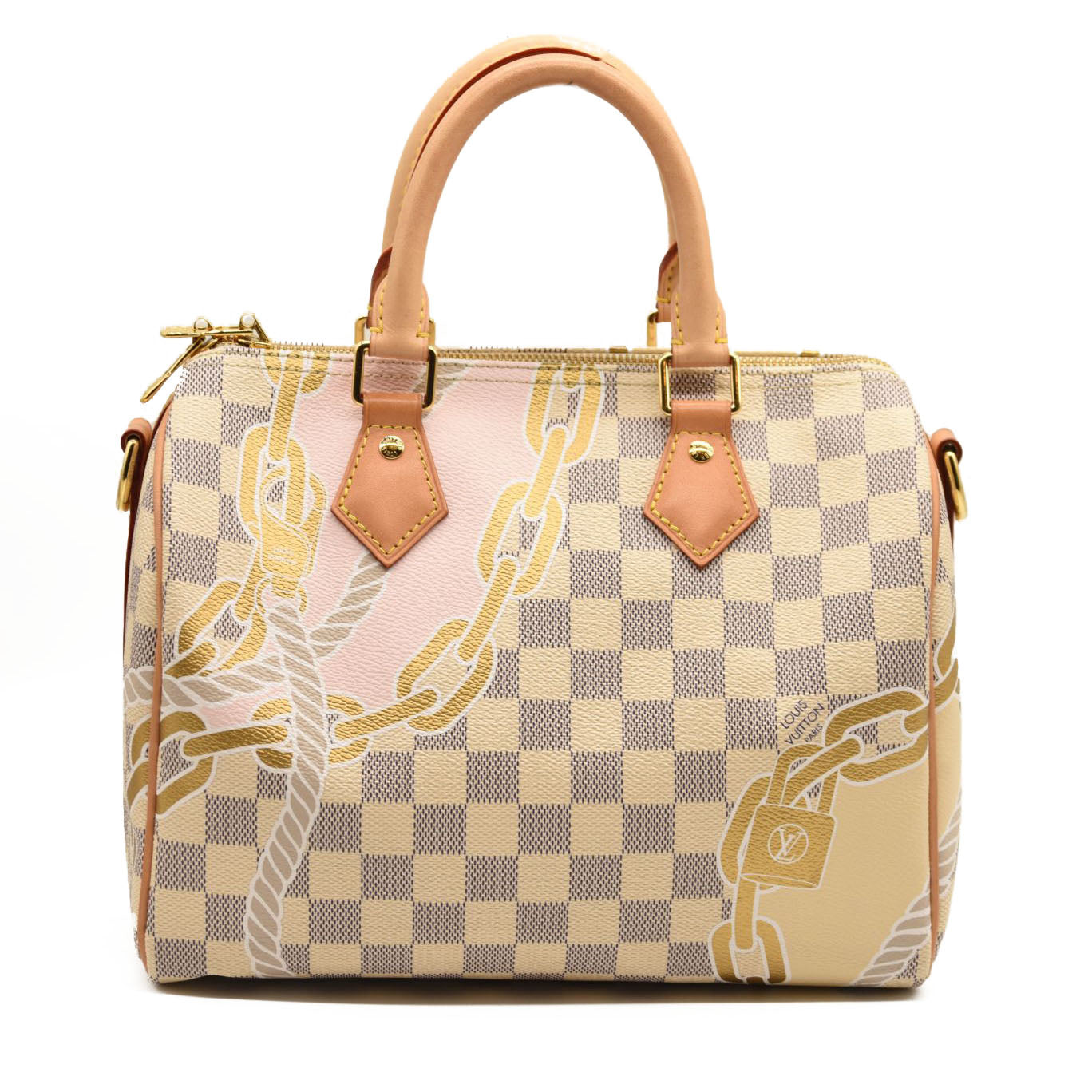 LOUIS VUITTON Damier Azur Nautical Speedy Bandouliere 25