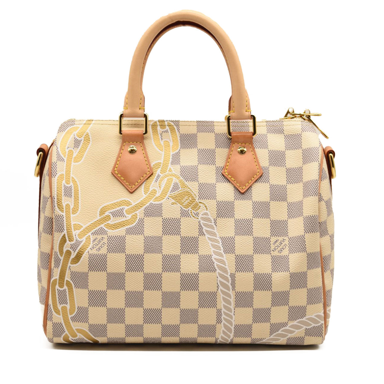 LOUIS VUITTON Damier Azur Nautical Speedy Bandouliere 25