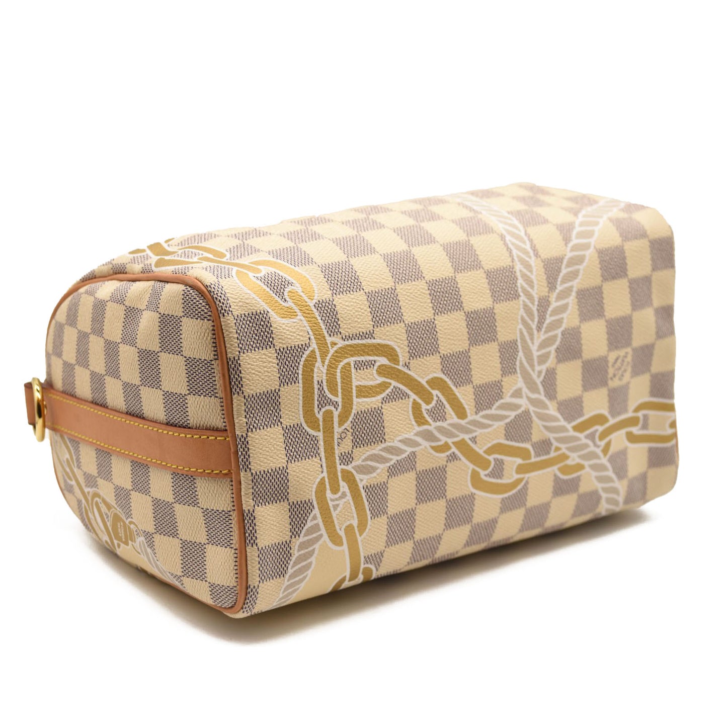 LOUIS VUITTON Damier Azur Nautical Speedy Bandouliere 25