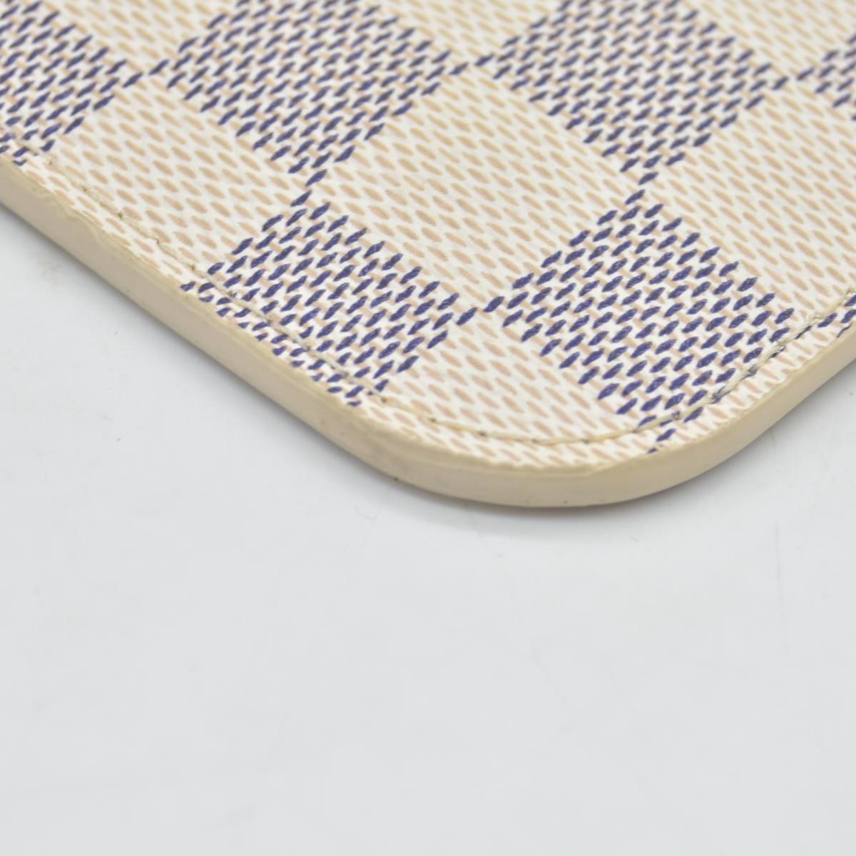 $600 Louis Vuitton Damier Azur Neverfull GM MM Tote Pochette FL2114