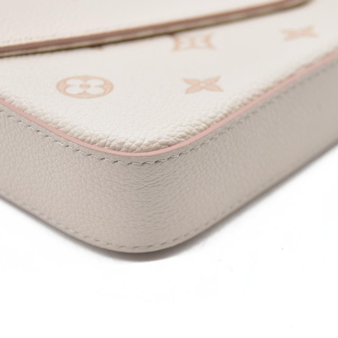 $1990 Louis Vuitton House's signature Monogram Pochette Félicie Bicolor Eden